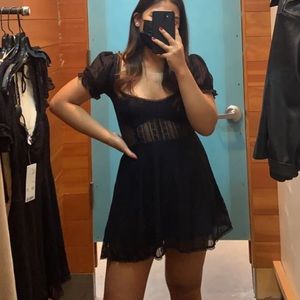 UO lace mini dress